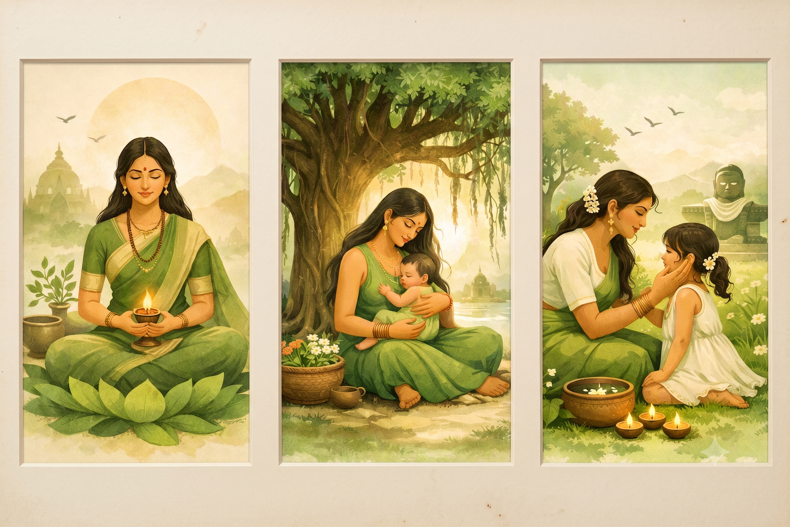 The three stages of motherhood — Ayurvedic sacred arc